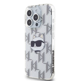 Husa pentru iPhone 15 Pro, Karl Lagerfeld IML Lux (KLHCP15LHKLPCHT), transparenta