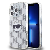 Husa pentru iPhone 15 Pro, Karl Lagerfeld IML Lux (KLHCP15LHKLPCHT), transparenta