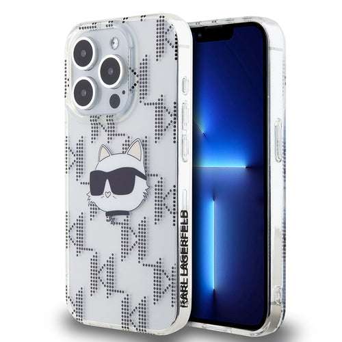 Husa pentru iPhone 15 Pro, Karl Lagerfeld IML Lux (KLHCP15LHKLPCHT), transparenta