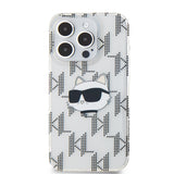 Husa pentru iPhone 15 Pro, Karl Lagerfeld IML Lux (KLHCP15LHKLPCHT), transparenta