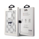 Husa pentru iPhone 15 Pro, Karl Lagerfeld IML Lux (KLHCP15LHKLPCHT), transparenta