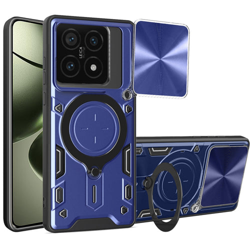 Husa pentru Xiaomi 14T, Techsuit CamGuard Pro, albastru