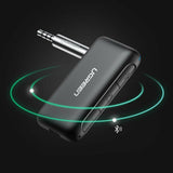 Adaptor UGREEN Wireless Audio Receiver CM276 (70303), Bluetooth 5.0 Adapter, Negru