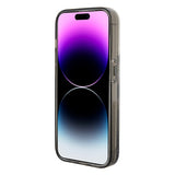 Husa pentru iPhone 15 Pro, Karl Lagerfeld Hardcase Liquid Glitter (KLHCP15LLKKNSK), transparenta
