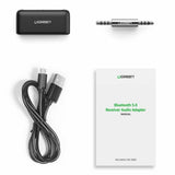 Adaptor UGREEN Wireless Audio Receiver CM276 (70303), Bluetooth 5.0 Adapter, Negru
