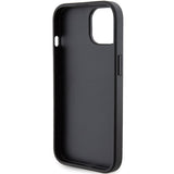 Husa pentru iPhone 14 Plus, Karl Lagerfeld Saffiano Gripstand (KLHCP15MGSAKCPK), negru