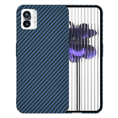 Husa pentru Nothing Phone (1), Techsuit Carbonite FiberShell, cyan