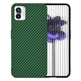 Husa pentru Nothing Phone (1), Techsuit Carbonite FiberShell, cyan