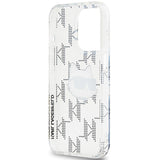 Husa pentru iPhone 15 Pro Max, Karl Lagerfeld IML Lux (KLHCP15XHKLPCHT), transparenta