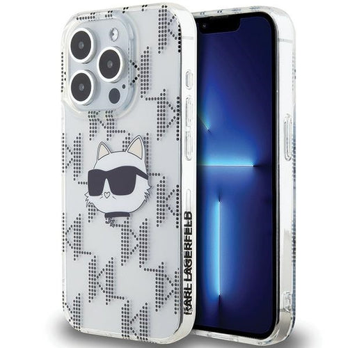 Husa pentru iPhone 15 Pro Max, Karl Lagerfeld IML Lux (KLHCP15XHKLPCHT), transparenta