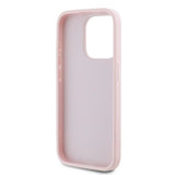 Husa pentru iPhone 15 Pro Max, Karl Lagerfeld Diagonal Quilted Script (KLHCP15XPQDSMGP), roz