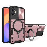 Husa pentru Samsung Galaxy A06 4G, Techsuit CamGuard Pro, roz auriu