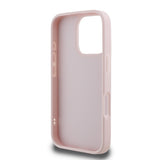 Husa pentru iPhone 16 Pro, Karl Lagerfeld Diagonal Quilted Script (KLHCP16LPQDSMGP), roz
