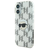 Husa pentru iPhone 16, Karl Lagerfeld IML Lux Electroplated (KLHCP16SHKLPKHT), transparenta