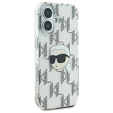 Husa pentru iPhone 16, Karl Lagerfeld IML Lux Electroplated (KLHCP16SHKLPKHT), transparenta