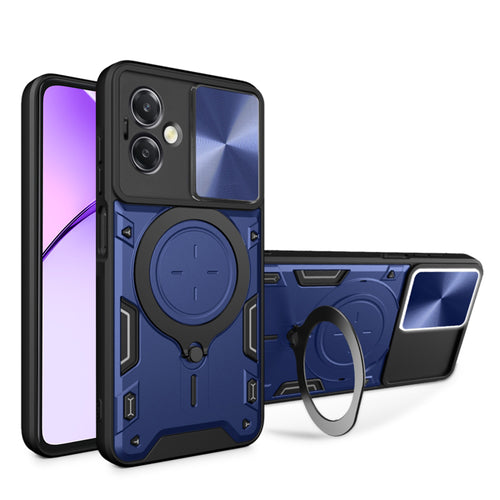 Husa pentru OPPO A40 4G, Techsuit CamGuard Pro, albastru