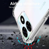 Husa pentru Tecno Spark 20, Techsuit Shockproof Clear Silicone, transparenta