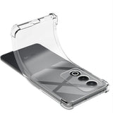 Husa pentru OPPO A80 5G, Techsuit Shockproof Clear Silicone, transparenta