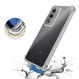 Husa pentru OPPO A80 5G, Techsuit Shockproof Clear Silicone, transparenta