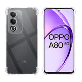 Husa pentru OPPO A80 5G, Techsuit Shockproof Clear Silicone, transparenta