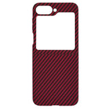 Husa pentru Samsung Galaxy Z Flip6, Techsuit Carbonite FiberShell, cyan