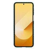 Husa pentru Samsung Galaxy Z Flip6, Techsuit Carbonite FiberShell, cyan