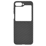 Husa pentru Samsung Galaxy Z Flip6, Techsuit Carbonite FiberShell, cyan