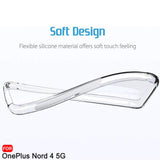 Husa pentru OnePlus Nord 4, Techsuit Shockproof Clear Silicone, transparenta