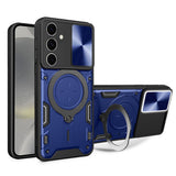 Husa pentru Samsung Galaxy S24, Techsuit CamGuard Pro, albastru