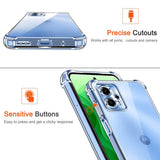 Husa pentru Motorola Moto G35, Techsuit Shockproof Clear Silicone, transparenta