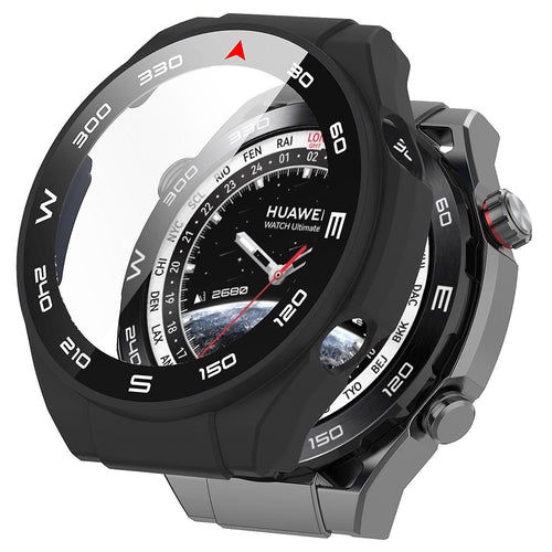 Husa smartwatch pentru Huawei Watch Ultimate, Techsuit, negru