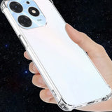 Husa pentru Infinix Hot 40i, Techsuit Shockproof Clear Silicone, transparenta