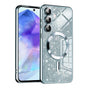 Husa pentru Samsung Galaxy A55 5G, Techsuit Lux Glitter MagSafe, bleu