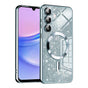 Husa pentru Samsung Galaxy A15 4G, Techsuit Lux Glitter MagSafe, bleu
