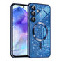 Husa pentru Samsung Galaxy A55 5G, Techsuit Lux Glitter MagSafe, albastru
