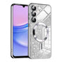 Husa pentru Samsung Galaxy A15 4G, Techsuit Lux Glitter MagSafe, argintiu