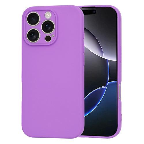 Husa pentru iPhone 16 Pro Max, Techsuit SoftFlex, mov