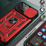 Husa pentru iPhone 12, Techsuit CamShield Series, negru