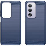 Husa pentru OPPO A80 5G, Techsuit Carbon Silicone, albastru