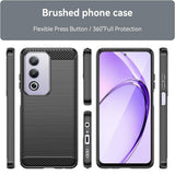 Husa pentru OPPO A80 5G, Techsuit Carbon Silicone, albastru