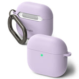 Husa casti pentru AirPods 4, Ringke, Silicone Light, mov