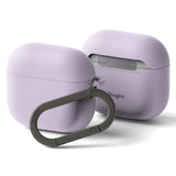 Husa casti pentru AirPods 4, Ringke, Silicone Light, mov