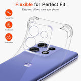 Husa pentru Motorola Edge 50, Techsuit Shockproof Clear Silicone, transparenta