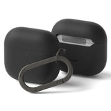 Husa casti pentru AirPods 4, Ringke, Silicone, negru