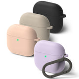 Husa casti pentru AirPods 4, Ringke, Silicone, negru