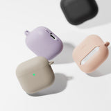 Husa casti pentru AirPods 4, Ringke, Silicone, negru