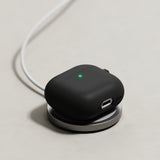 Husa casti pentru AirPods 4, Ringke, Silicone, negru