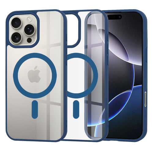 Husa pentru iPhone 16 Pro Max, Techsuit MagSafe Pro, albastru