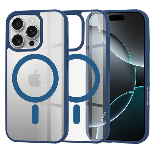 Husa pentru iPhone 16 Pro, Techsuit MagSafe Pro, albastru