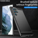 Husa pentru OPPO A40 4G, Techsuit Carbon Silicone, albastru